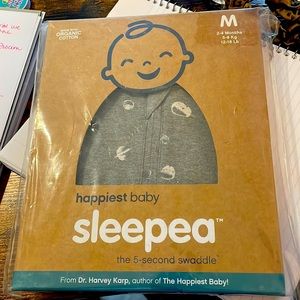 Sleepea swaddle. Size medium 2-4 month old